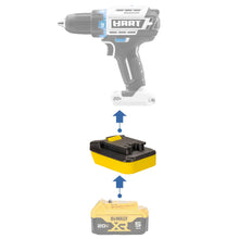 Load image into Gallery viewer, DeWalt 20V to Hart 20V Battery Adapter