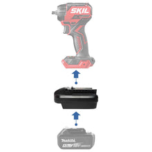 Load image into Gallery viewer, Makita 18V to SKIL 20V Battery Adapter