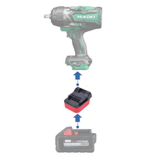 Load image into Gallery viewer, Milwaukee 18V to Hikoki 18V Battery Adapter