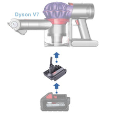 Load image into Gallery viewer, Milwaukee 18V to Dyson V7 Battery Adapter