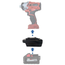 Load image into Gallery viewer, Milwaukee 18V to Einhell PXC 18V Battery Adapter