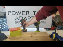 Load and play video in Gallery viewer, Ryobi 18V to RIDGID 18V Battery Adapter
