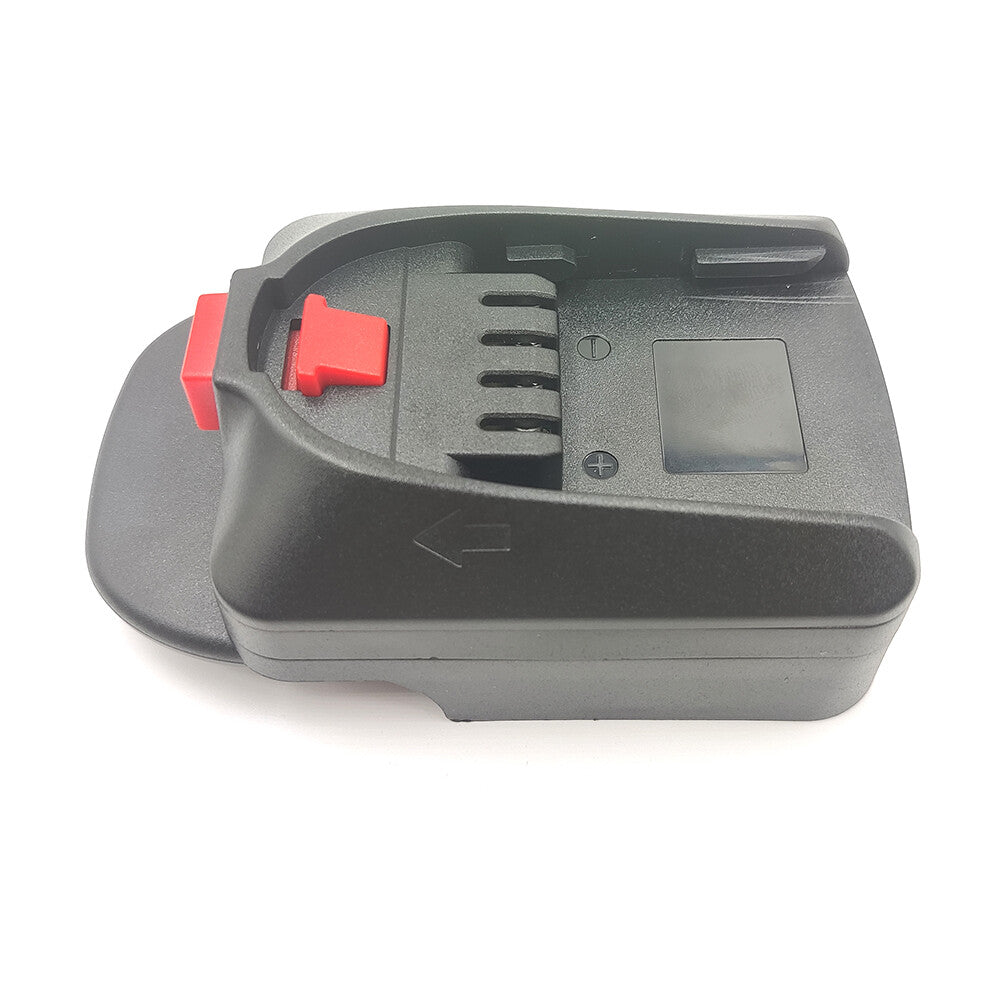 AEG 18V to Gardena 18V P4A battery adapter - Gardena tool-side connection, four terminal slots, release catch