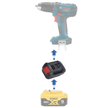 Load image into Gallery viewer, DeWalt 20V to Bosch (Blue) 18V Battery Adapter
