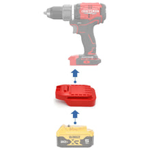 Load image into Gallery viewer, DeWalt 20V to Craftsman 20V Battery Adapter
