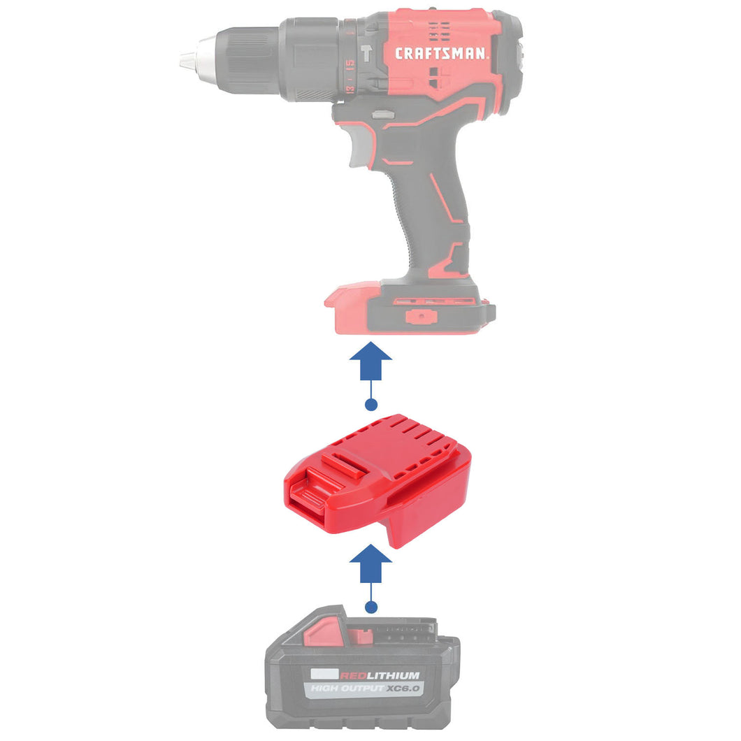 Milwaukee 18V to Craftsman 20V Battery Adapter