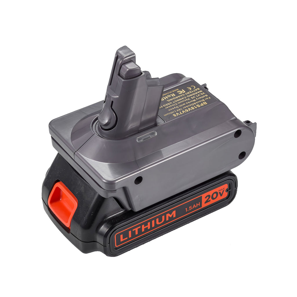 Black and Decker 20V to Dyson V6 Battery Adapter