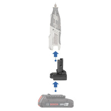 Load image into Gallery viewer, Bosch (Blue) 18V to Dremel 12V (8220 8250) Battery Adapter

