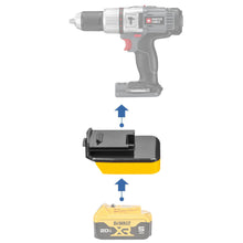 Load image into Gallery viewer, DeWalt 20V to Porter Cable 18V Battery Adapter
