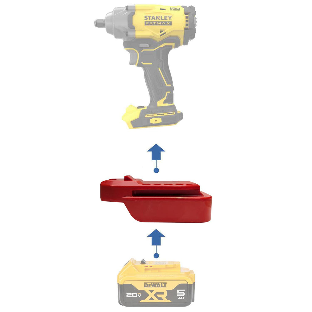 DeWalt 20V to Stanley FATMAX V20 Battery Adapter