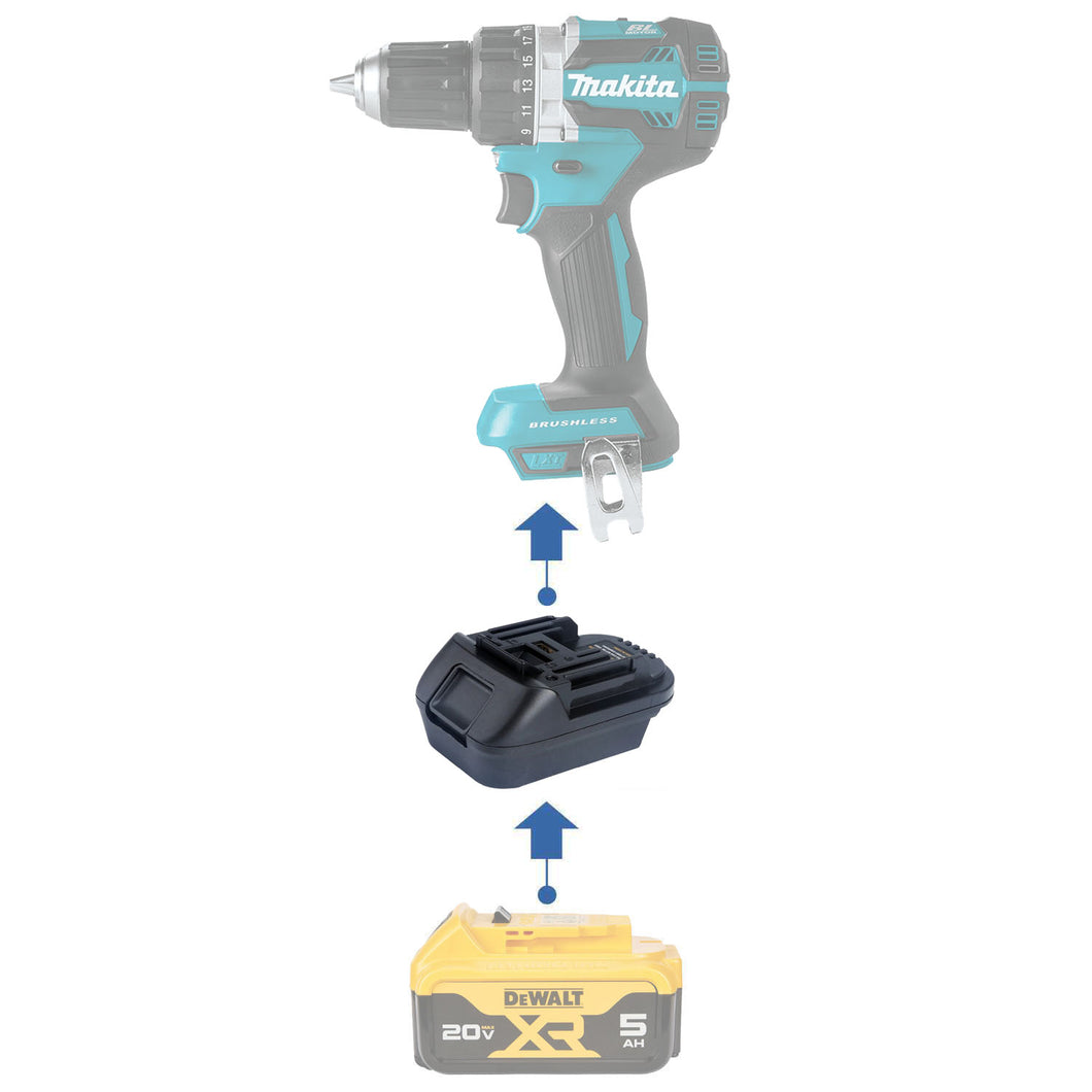 DeWalt 20V to Makita 18V Battery Adapter