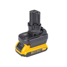 Load image into Gallery viewer, DeWalt 20V to Makita 10.8V / 12V (Post Style) Battery Adapter
