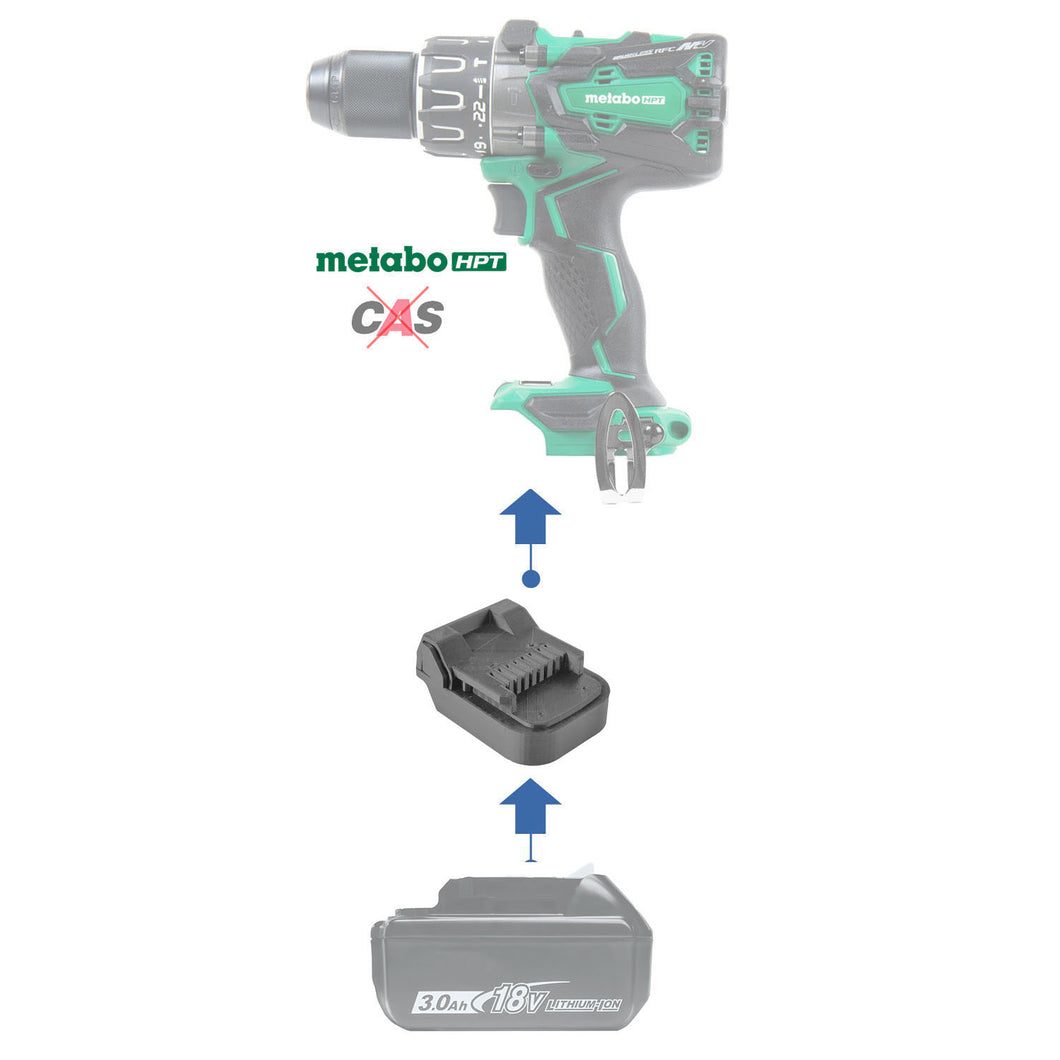 Makita 18V to Metabo HPT 18V Battery Adapter