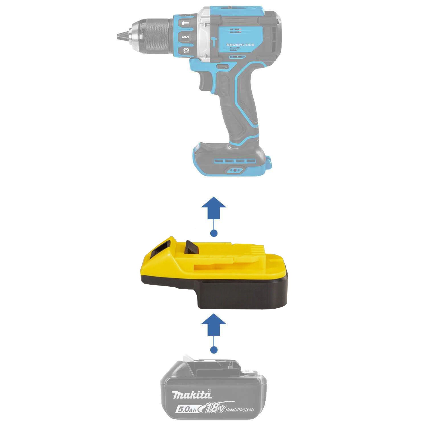 Makita 18V to Hercules 20V Battery Adapter