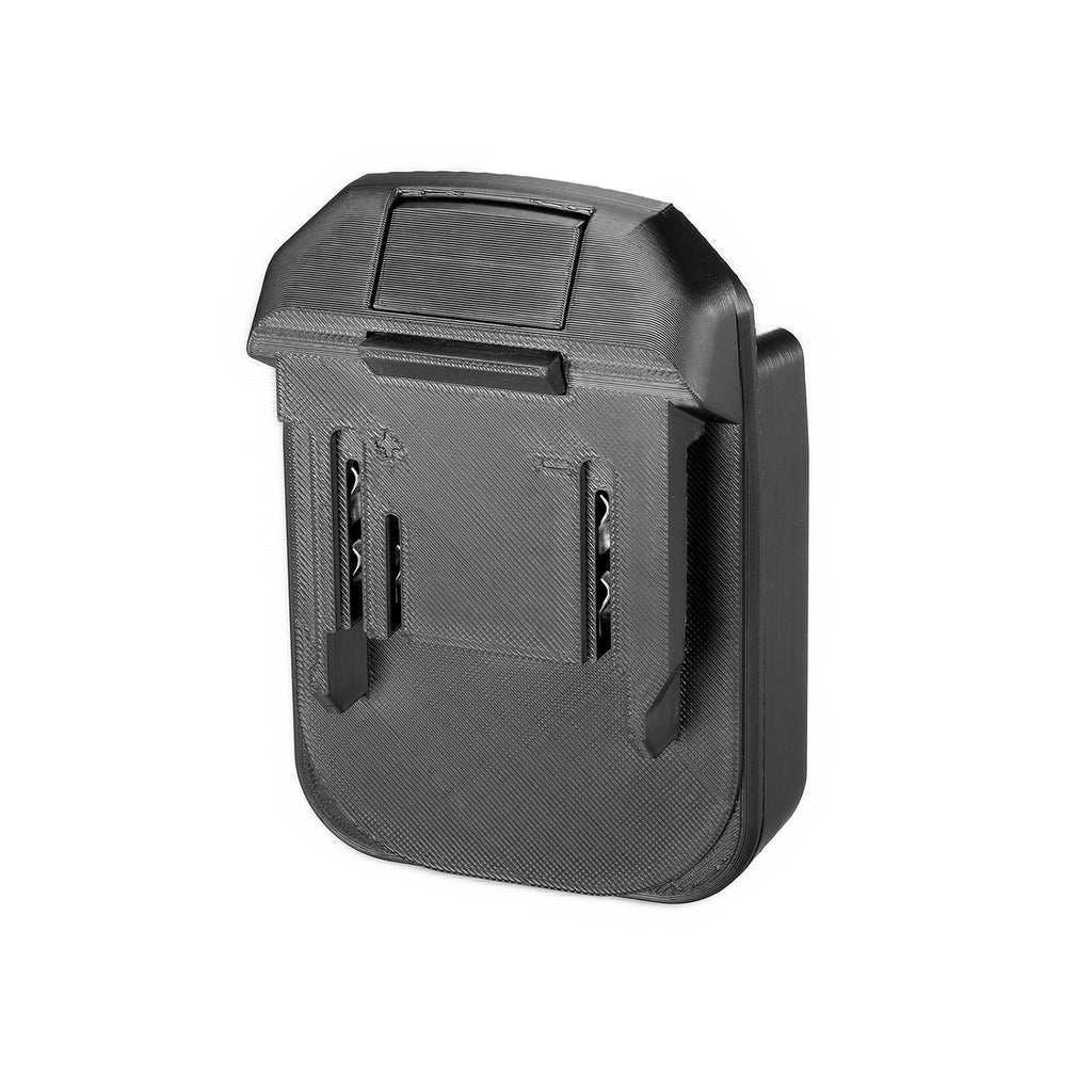 Mastercraft 20V (PWRPOD / Blue) to RIDGID Plumbing battery adapter - plan view of the RIDGID tool-side connection