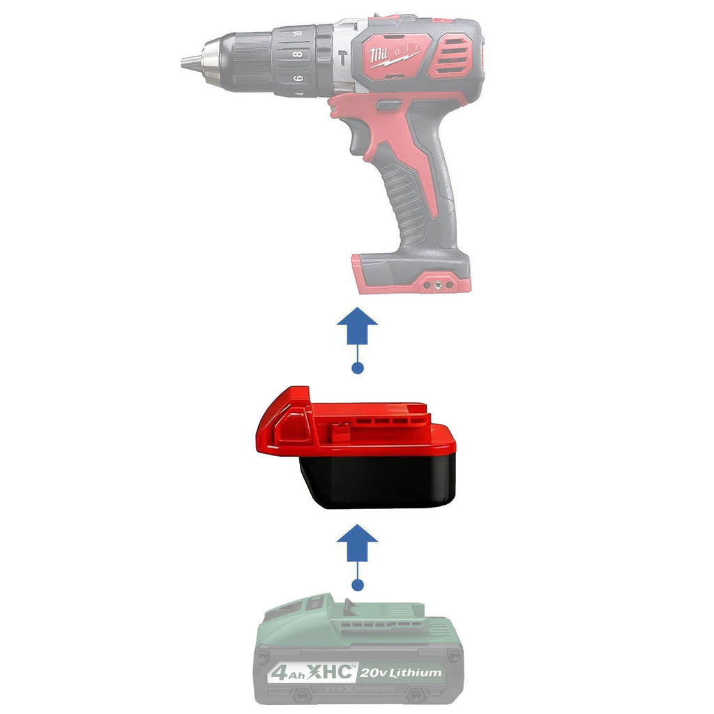 Masterforce 20V to Milwaukee 18V Battery Adapter