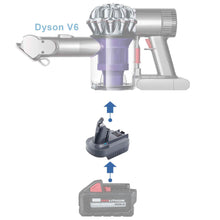 Load image into Gallery viewer, Milwaukee 18V to Dyson V6 Battery Adapter

