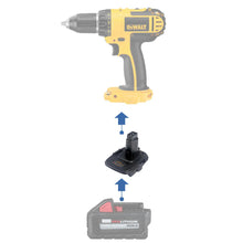 Load image into Gallery viewer, Milwaukee 18V to DeWalt 18V Battery Adapter
