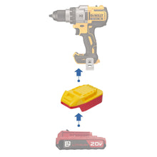 Load image into Gallery viewer, Porter Cable 20V to DeWalt 20V Battery Adapter
