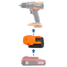 Load image into Gallery viewer, Porter Cable 20V to RIDGID 18V Battery Adapter
