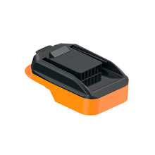 Load image into Gallery viewer, RIDGID 18V to WORX 20V PowerShare (Orange) Battery Adapter
