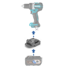 Load image into Gallery viewer, RIDGID 18V to Makita 18V Battery Adapter (ABS)
