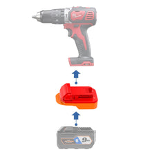 Load image into Gallery viewer, RIDGID 18V to Milwaukee 18V Battery Adapter (ABS)
