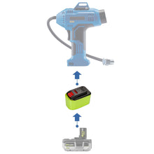 Load image into Gallery viewer, Ryobi 18V to Mastercraft 20V (Blue) Battery Adapter
