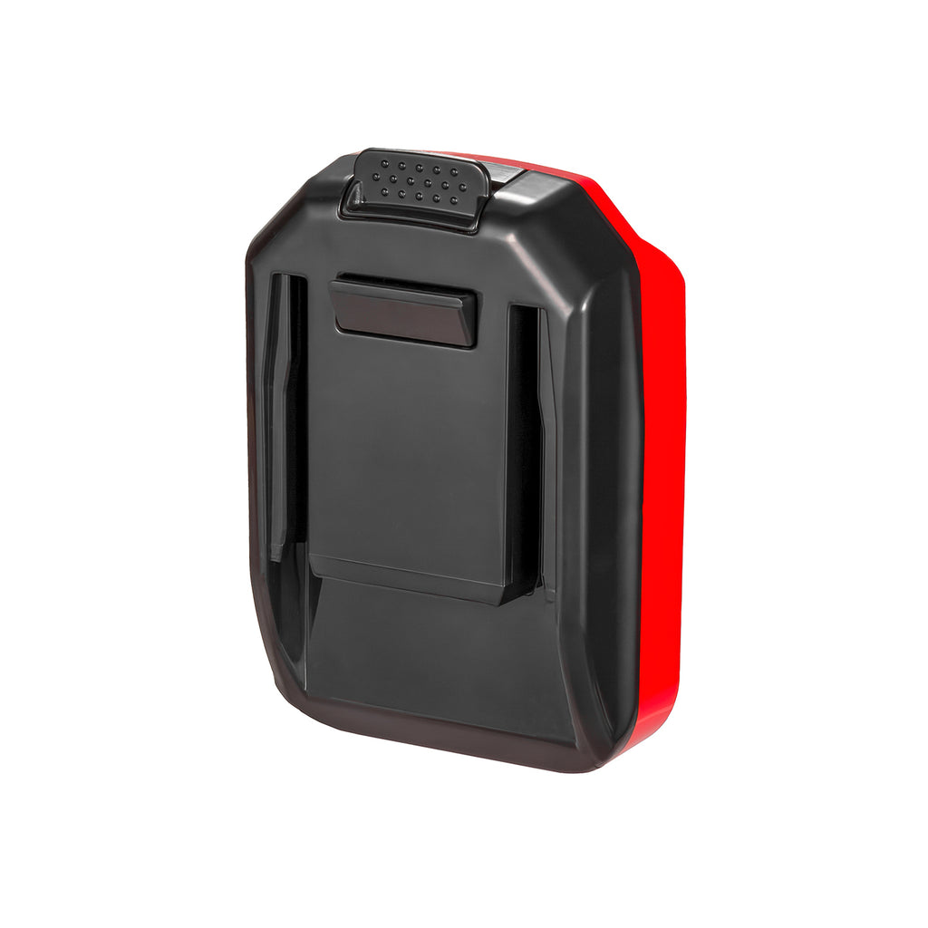 Stanley V20 to WORX 20V PowerShare (Orange) battery adapter - WORX tool-side connection, dimpled release button