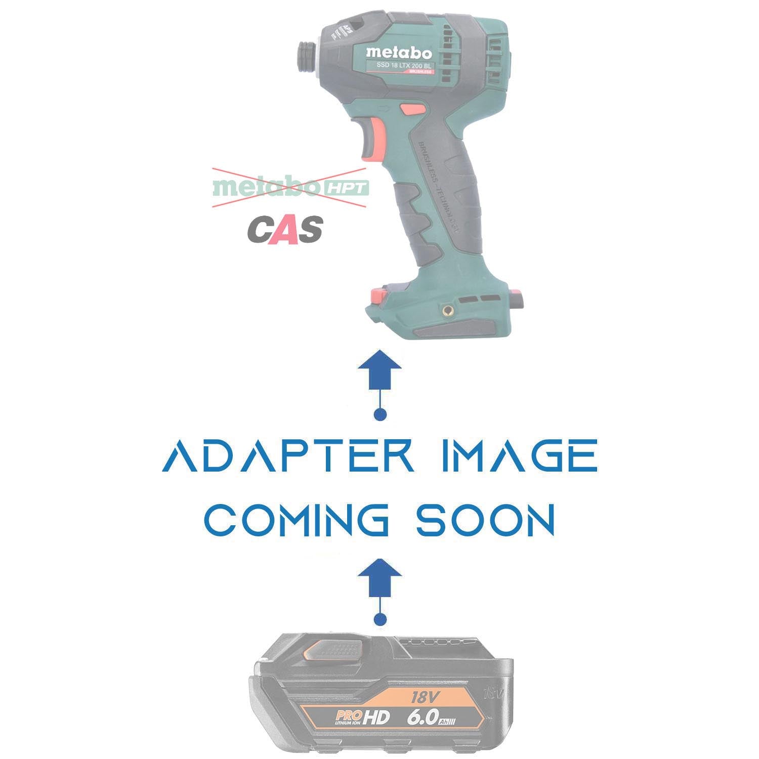 AEG 18V to Metabo 18V CAS Battery Adapter