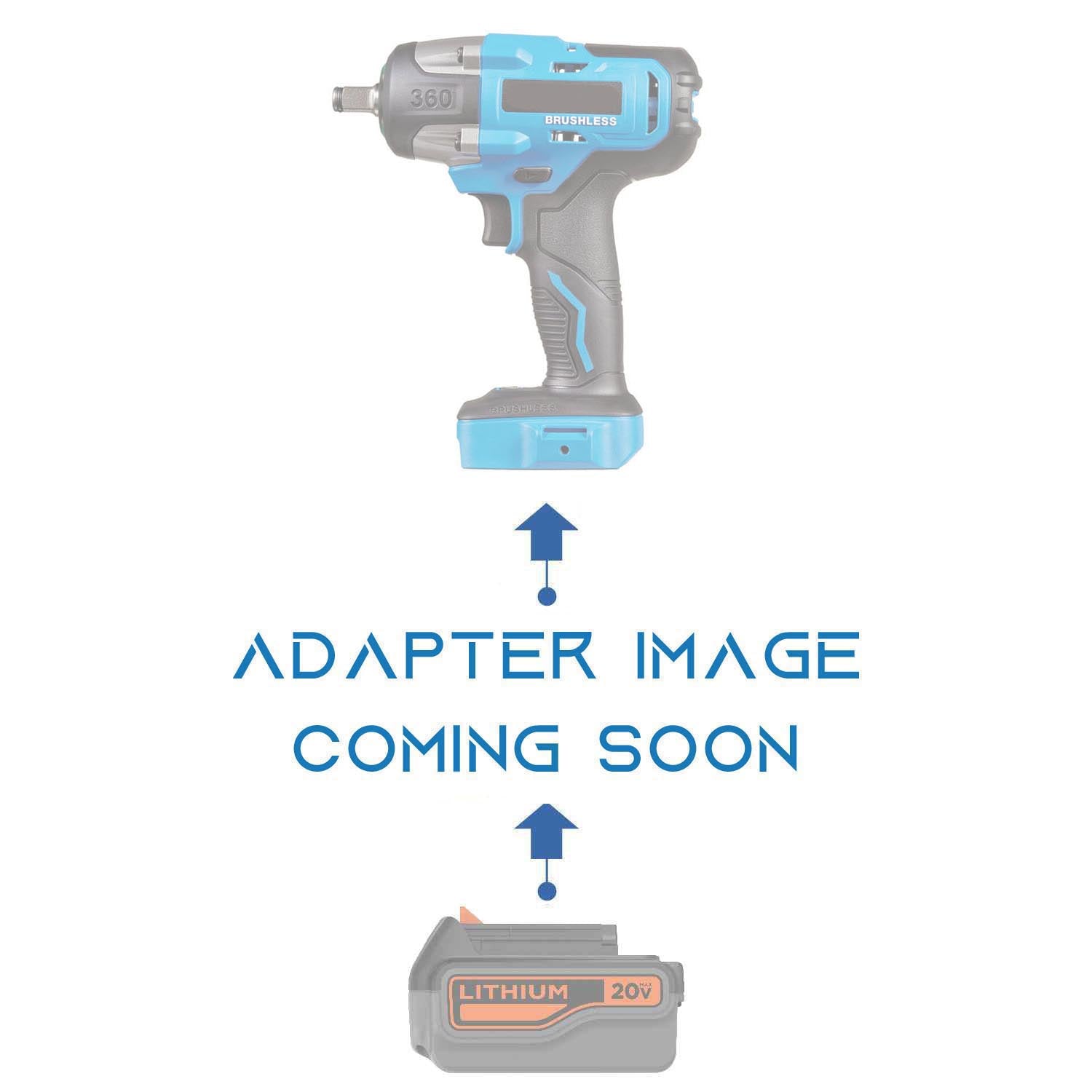 Black and Decker 20V to Mastercraft 20V (Blue) Battery Adapter