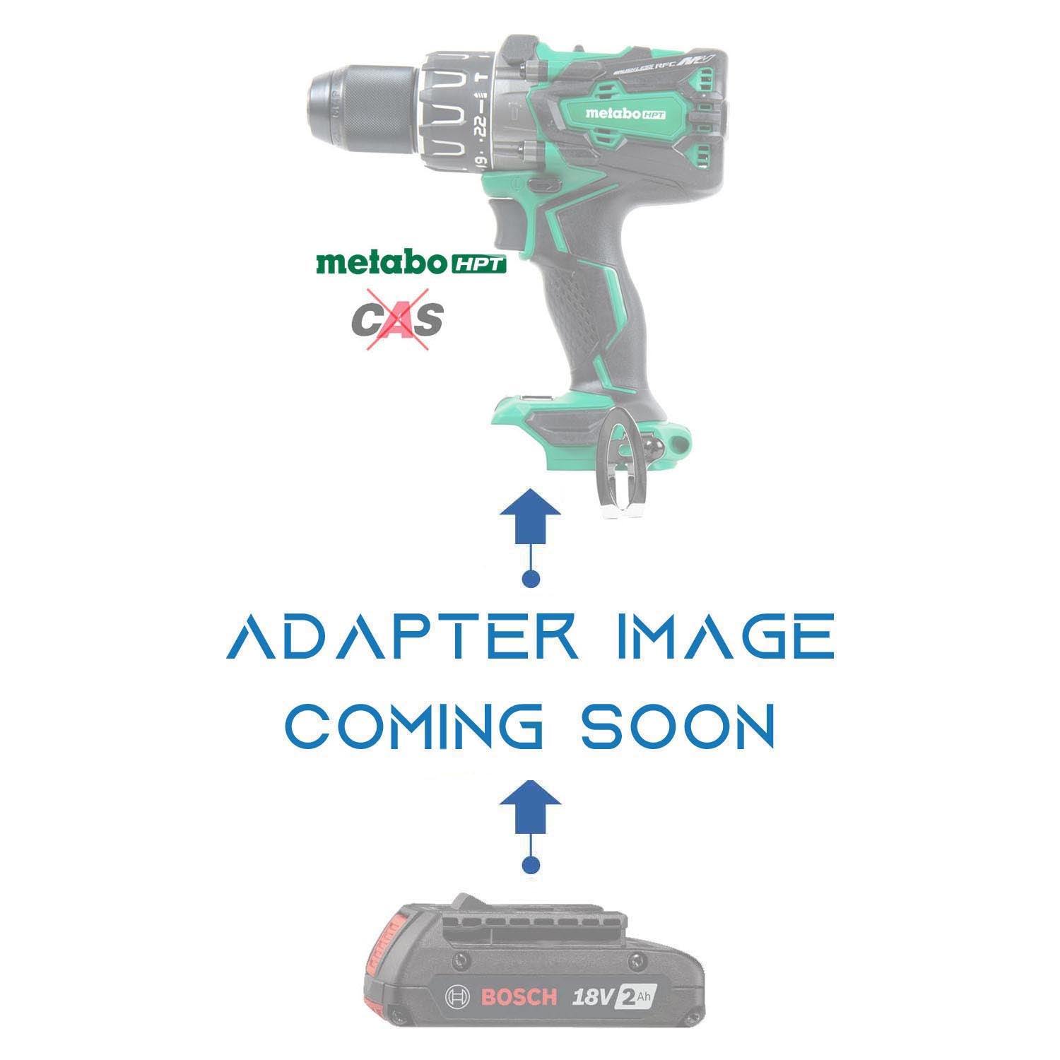Bosch (Blue) 18V to Metabo HPT 18V Battery Adapter