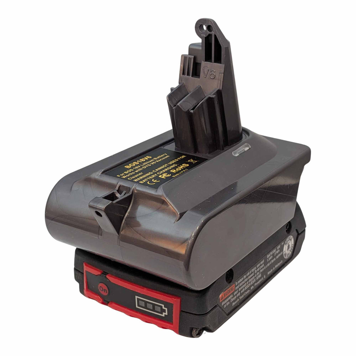 Bosch (Blue) 18V to Dyson V6 Battery Adapter