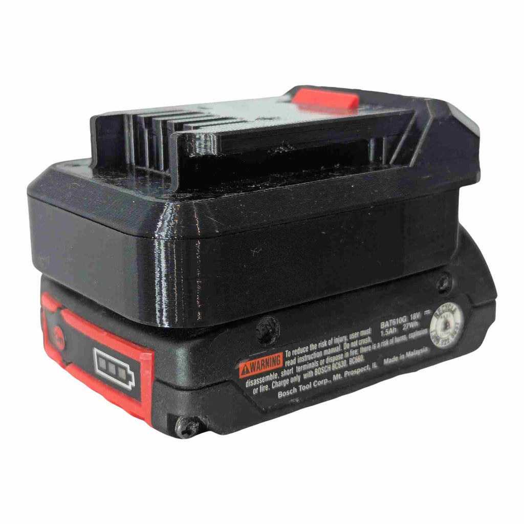 Bosch (Blue) 18V to Evolution 18V EXT Battery Adapter