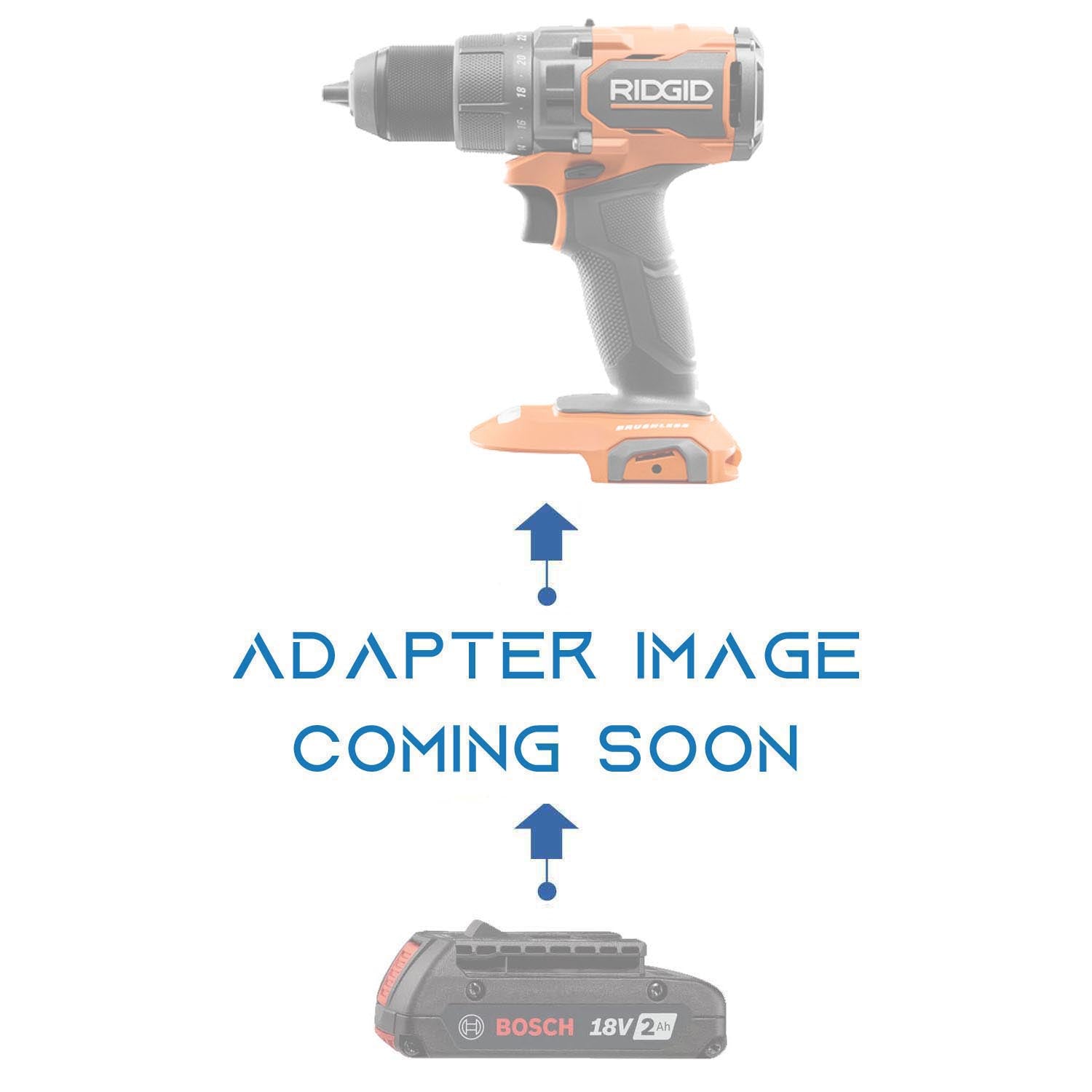 Bosch 18V (Blue) to RIDGID 18V Battery Adapter