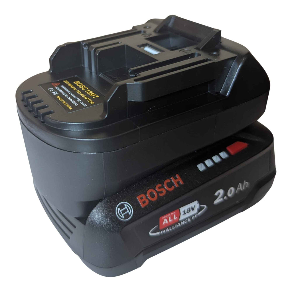Bosch (Green) 18V to RIDGID RED 18V Battery Adapter