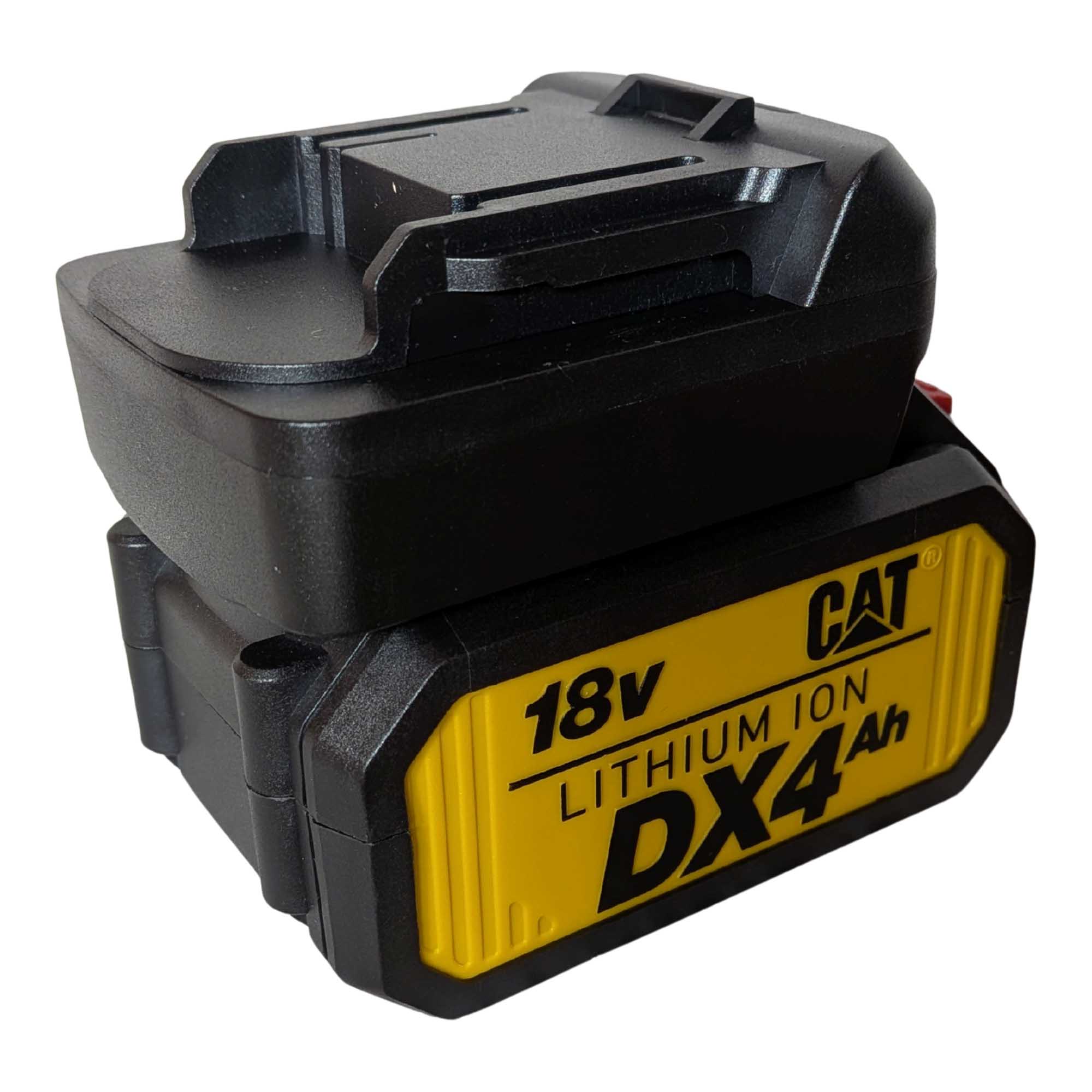 CAT 18V to RIDGID RED 18V Battery Adapter