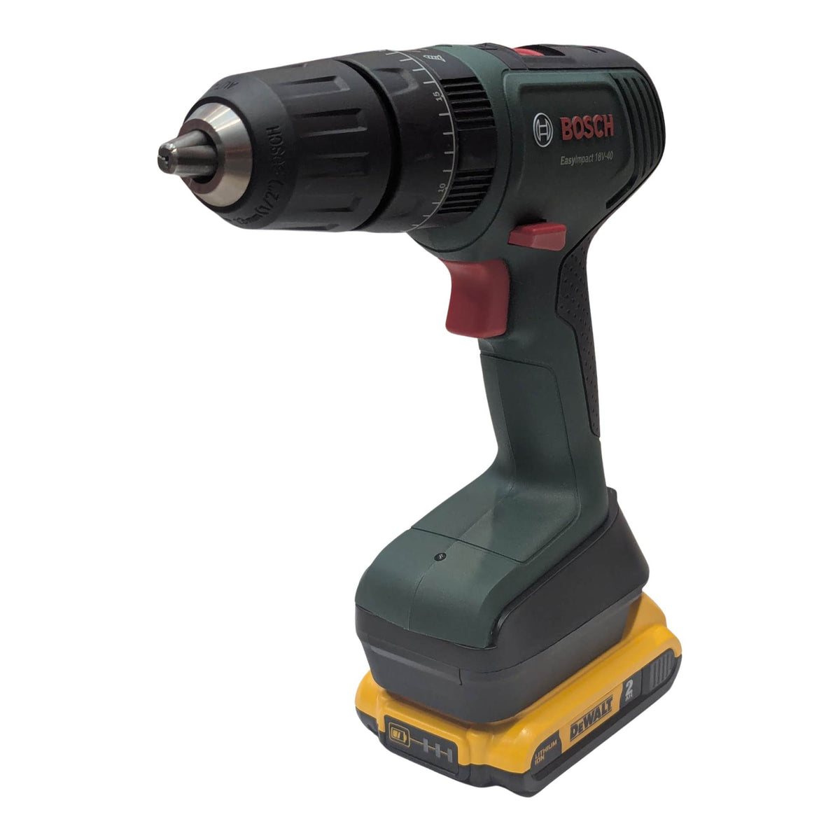 DeWalt 20V to Bosch (Green) 18V Battery Adapter
