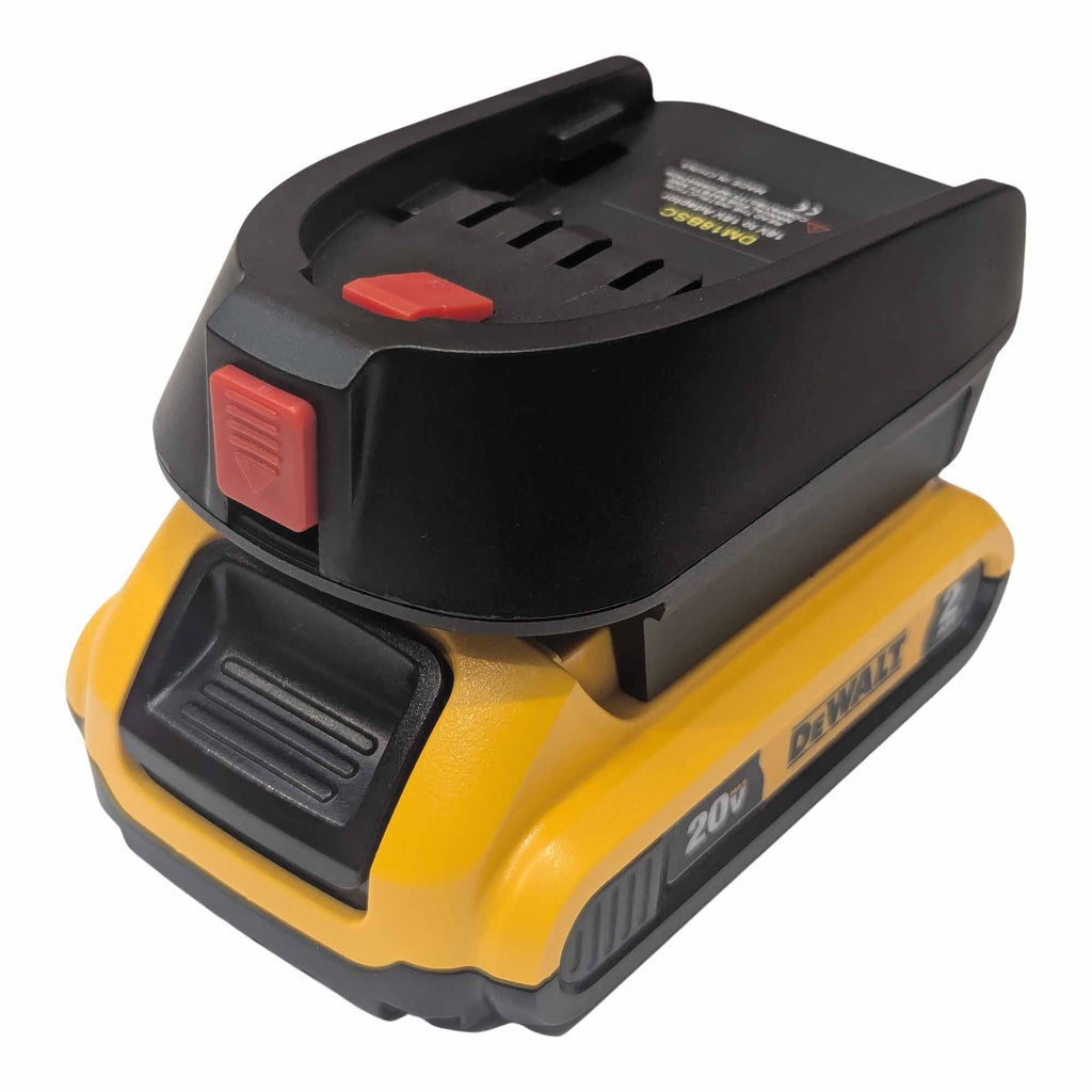 DeWalt 20V MAX to Gardena 18V P4A battery adapter - battery connection