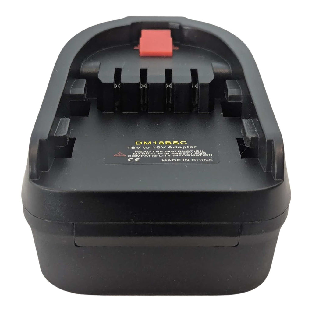 DeWalt 20V MAX to Husqvarna 18V Aspire P4A battery adapter - battery slot