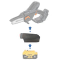 DeWalt 20V MAX to Husqvarna 18V Aspire P4A battery adapter - installation guide