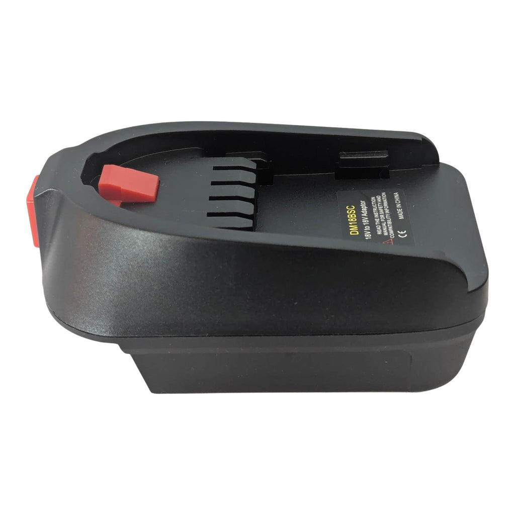 DeWalt 20V MAX to Husqvarna 18V Aspire P4A battery adapter - rear view