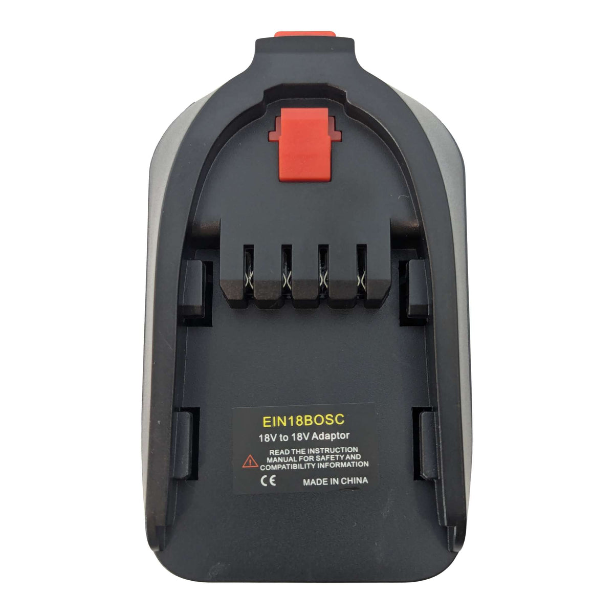 Einhell 18V PXC to Gardena 18V P4A battery adapter - adapter top connector view