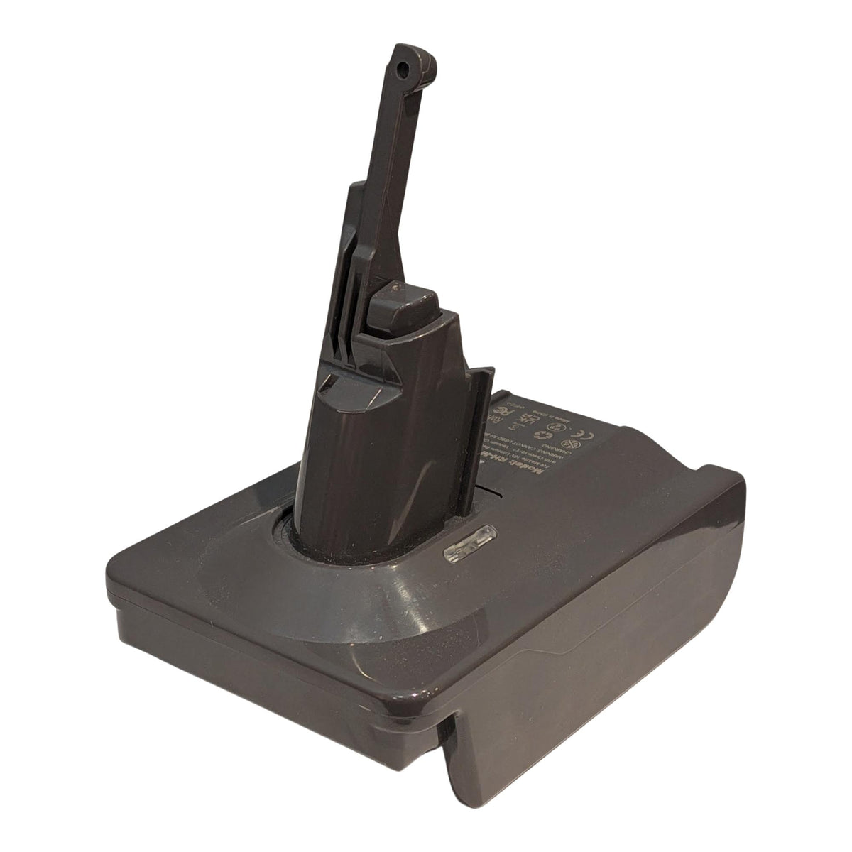 Makita 18V LXT to Dyson V7 battery adapter: Adapter, Angled Top