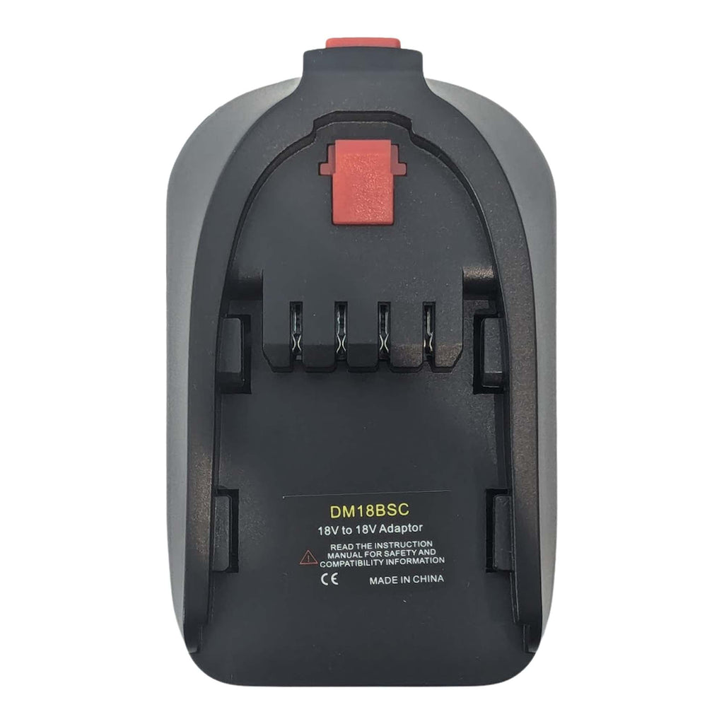 Milwaukee M18 to Flymo 18V P4A battery adapter - underside