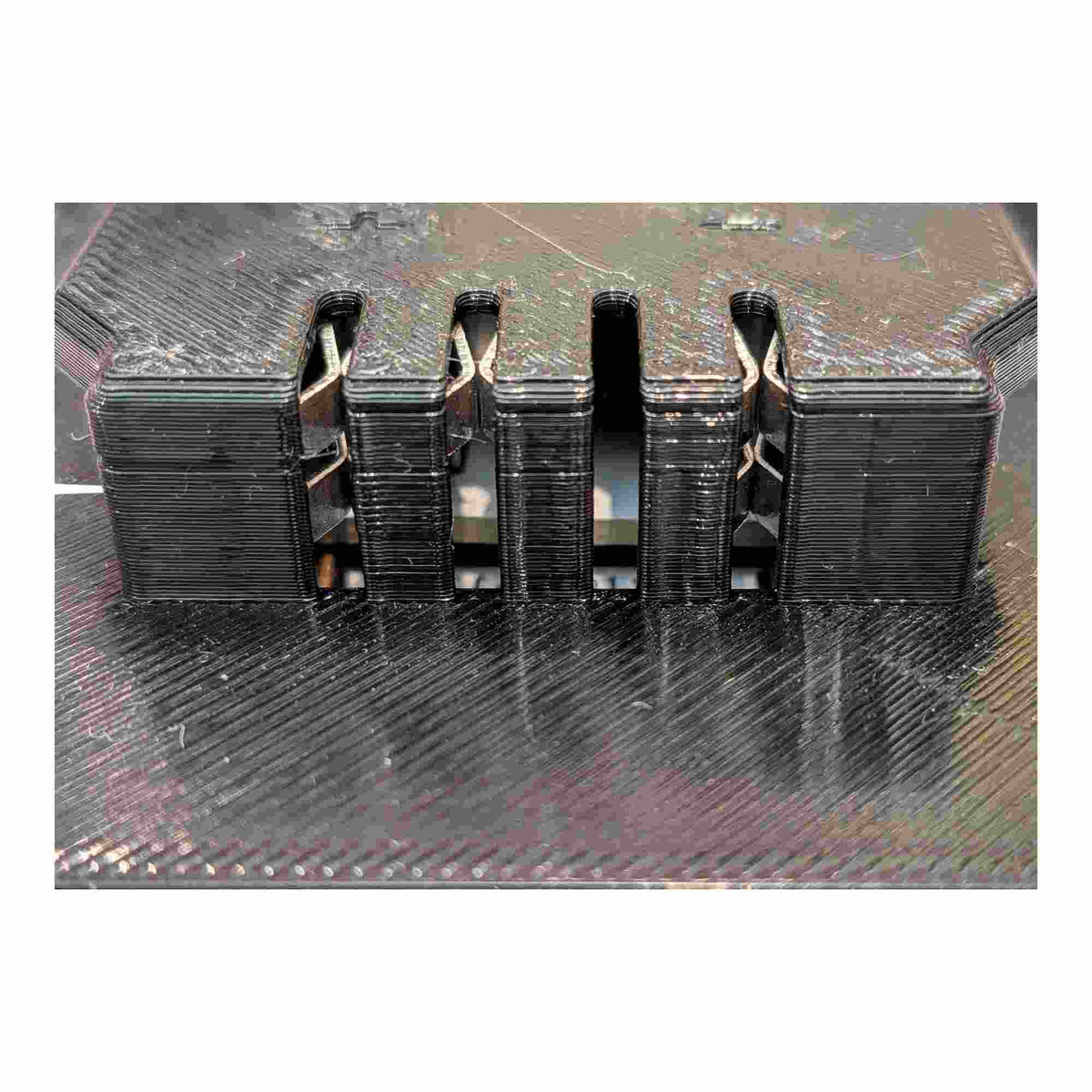 Milwaukee M18 to Earthquake 20V XT battery adapter - close-up of the Earthquake tool-side terminal block