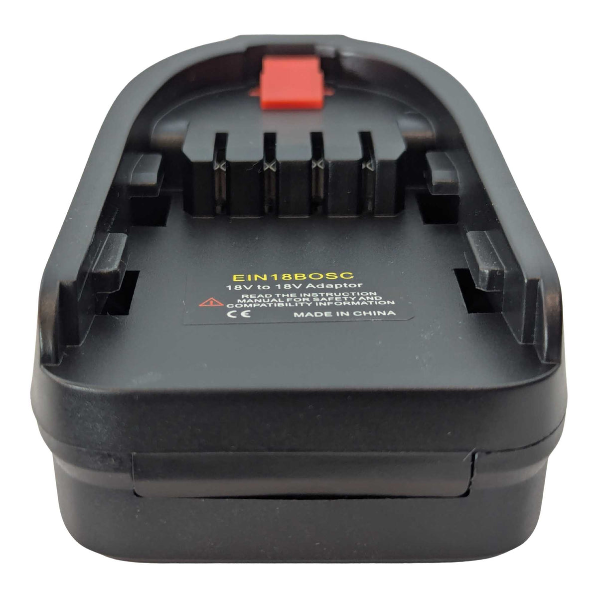 Ozito 18V PXC to Gardena 18V P4A battery adapter - Gardena tool connector front view