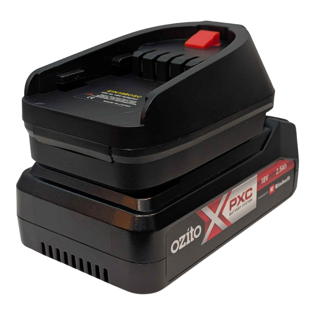 Ozito 18V PXC to Gardena 18V P4A battery adapter
