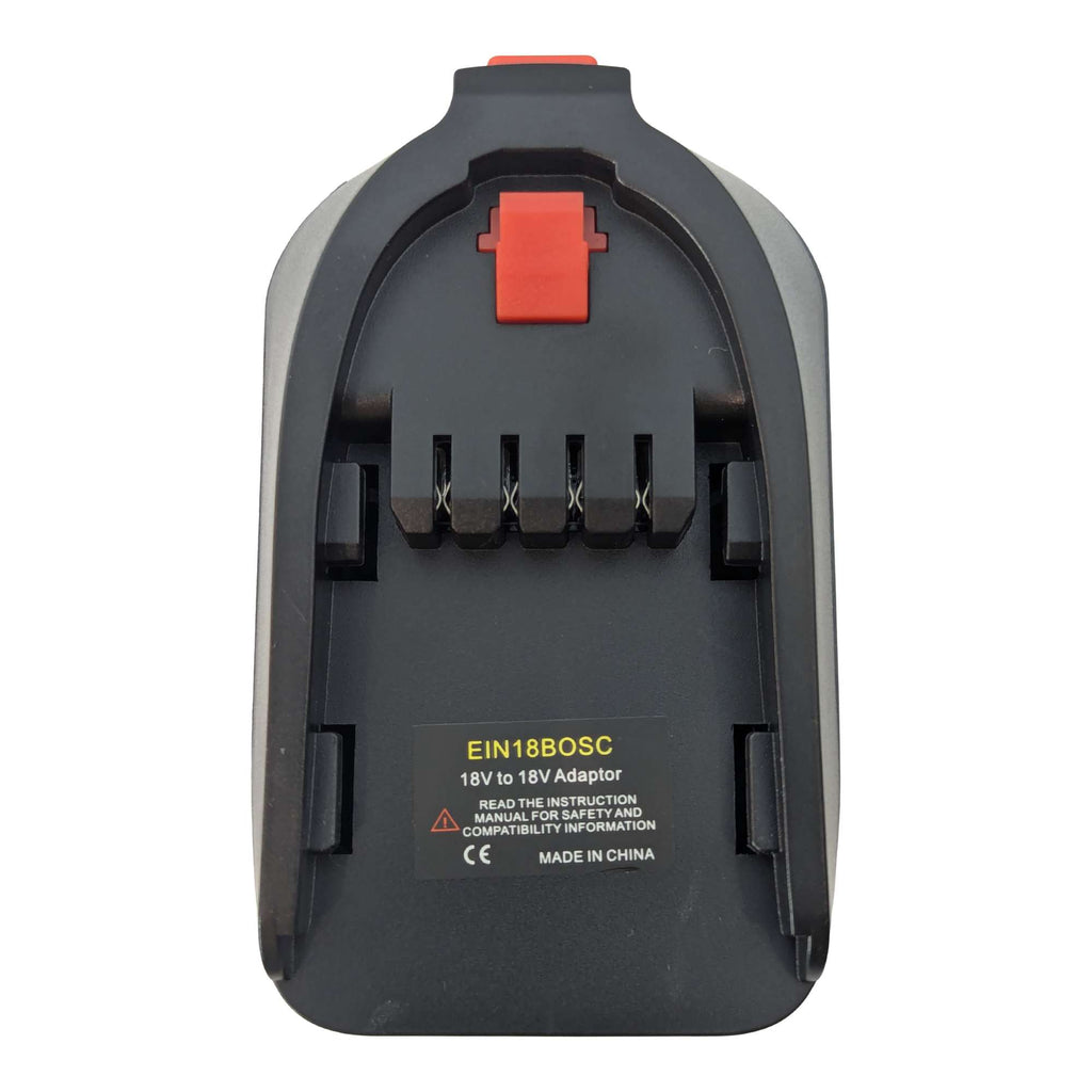 Ozito 18V PXC to Husqvarna 18V Aspire P4A battery adapter - adapter top connector view
