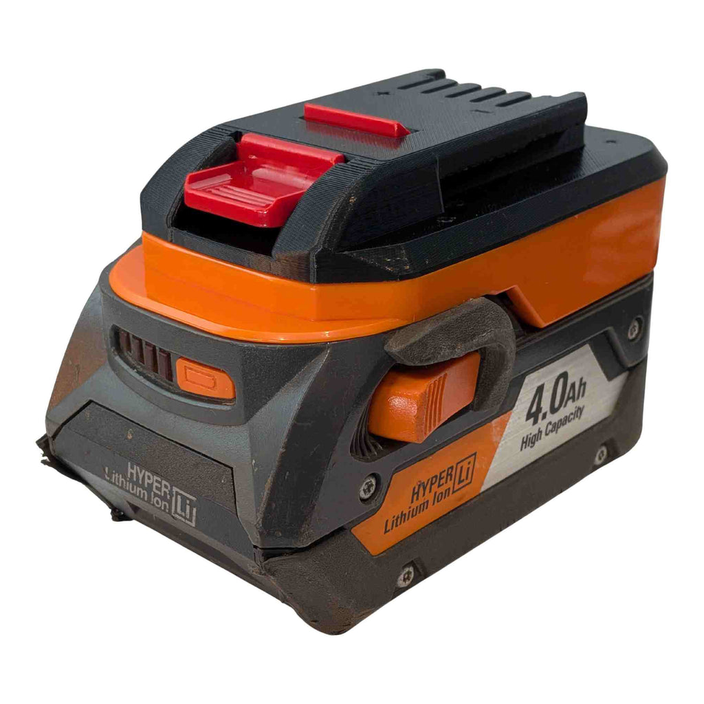 RIDGID 18V to Mastercraft 20V (Blue) Battery Adapter